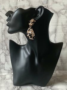 Crystal drop earrings