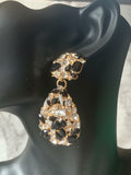 Crystal drop earrings