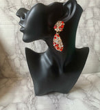 Crystal drop earrings