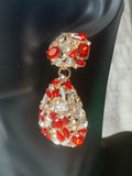 Crystal drop earrings