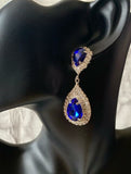 Crystal drop earrings