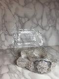 Crystal Silver Waist Belt