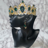 Green Tiara (with matching earrings)