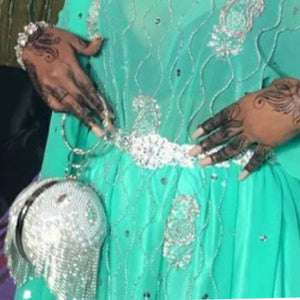 Crystal Silver Waist Belt