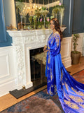 Hafsa Royal blue - Dahabluul Collection :Somali bridal dirac