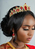 Red Tiara (with matching earrings)