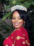 Gold Tiara (with matching earrings)