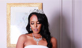 Silver Tiara (with matching earrings)